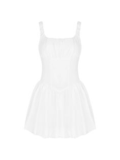 Introducing the A&A Isabella Puffball Mini Dress - a summer dress that exudes elegance and sophistication. With its slim and A-line silhouette, this mini dress features a slight stretch and a zipper closure for a perfect fit. Designed to be above the knee, this piece is the epitome of luxury and style. Mini Summer Dress, Summer Dress For Women, White Short Dress, A Line Dresses, Mini Dresses Summer, Chic Sundress, One Piece Dress, Party Dresses For Women, Clothes Collection