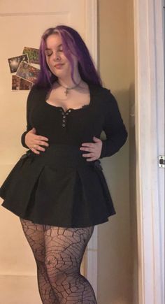 Goth Outfits Plus Size, Summer Goth Outfits, Plus Size Goth, Fall Ootd, Looks Party, Looks Street Style, Ootd Style