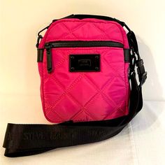 Beautiful & Colorful Pink Steve Madden Crossbody Bag Perfect For Traveling & Everyday Use. Steve Madden Crossbody Bag, Steve Madden Bags, Crossbody Bags, Steve Madden, Crossbody Bag, Bag Lady, Pink, Women Shopping, Color