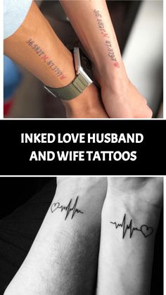 Intimate ink: 15 husband and wife tattoos that symbolize everlasting love and commitment. Matching Quotes