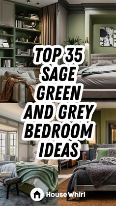 the top 5 sage green and grey bedroom ideas