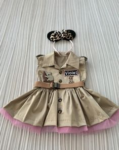 ⭐⭐Personalized Minnie Mouse Inspired Brown Safari Dress*Safari Adventure Costume*Toddler Safari*Baby Safari Birthday Outfit*Wild One Dress⭐⭐ 🐘Are you ready for adventure? 🦁🦬African Safari costumes will accompany you on your adventure.🦏 The safari costume is one of the most popular costumes of recent times.🐒 This costume is one of the most preferred costumes for birthdays and photo shoots. You can color your costume with various patches. 🦒We have special patches for the concept. You can send a message to see the patch options. 👶🏻 Product Fabric: 100% COTTON fabric is used. It is suitable for children. As in every costume, 1st quality material is used. The fabric of the costume is a soft cotton fabric. The belt is included in the price. The color of the costume is light pink. 👉 Cost Safari Birthday Outfit, Adventure Costume, Baby Safari Outfit, Safari Costume, Baby Birthday Party Theme, Safari Outfit, Giraffe Birthday, Popular Costumes, Costume Toddler