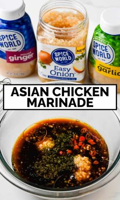 Asian Chicken Marinade, Marinade For Beef, Asian Marinade For Chicken, Easy Asian Chicken, Chicken Thigh Marinade, Asian Sauces, Beef Flank Steak, Beef Flank