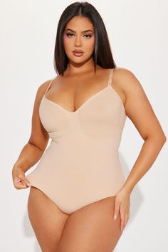 Nova Sculpt Compression Thong Shapewear Bodysuit - Nude | Fashion Nova Thong Shapewear, Shapewear Bodysuit, Lingerie Sleepwear, Matching Dresses, Active Wear For Women, Shapewear, Snap Closure, Clothes For Sale, Dresses For Sale