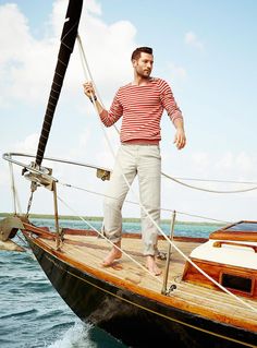 Boat Photoshoot, Fleet Week, Nautical Looks, Navy Style, Boating Outfit, Mens Fashion Smart, Men's Outfits