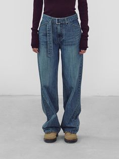 Composition : Outshell: 100% CottonColor : Blue Denim_S,Blue Denim_MCountry of Origin : Republic of Korea Wide Pants, Blue Denim, Composition, The Originals, Clothes For Women, Pants, Blue, Clothes, Trousers