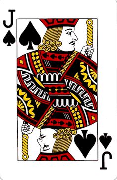 the queen of spades playing card