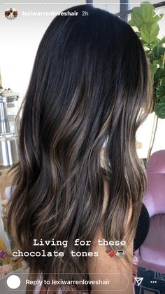 Asian Hair Highlights, Dark Brunette Hair, Hair With Highlights, Brunette Hair With Highlights, Dark Brunette, Dark Hair With Highlights, Brunette Balayage Hair