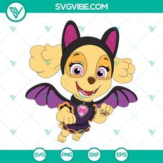 an image of a cartoon dog with wings