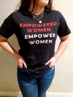 EMPOWERED WOMEN EMPOWER WOMEN Graphic Tee – Mota Boutique Empowered Women Empower Women, Women Empower Women, Women Graphic, Empower Women, Graphic Tees Women, Combed Cotton, Women Empowerment, Graphic T Shirt, Graphic Tees