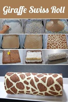 how to make a giraffe print cake