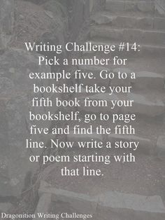 stairs leading up to the top of a hill with text that reads writing challenge 22 write a four part paragraph story or poem for your first