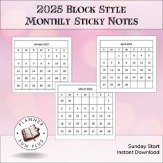 the printable calendar for january and march is shown in three different styles, including one with