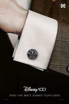 Embossed with the Walt Disney Company logo, these cufflinks carry a legacy begun in 1923. Made with stainless steel and a black matte background to make the logo pop. A classic cufflink for a classy individual. Officially licensed by Disney. #disney #mickey #mickeymouse #disneyoutfit #disneyaddict #disneylifestyle #disneymerchandise #disneyaccessories #disneyfashion #disneylife #disneylove #disneystyle #dressdisney #disneyplus Matte Background, Disney Life