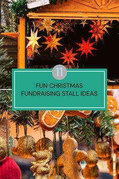 Explore 11 fun Christmas fundraising stall ideas. This pin highlights various engaging stall options perfect for holiday events while using 2 creative images.