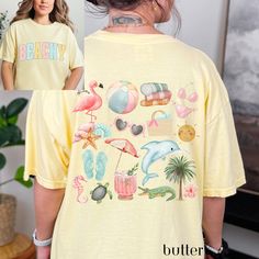 Comfort Colors, Ocean Inspired Style, Beach shirt, Beachy shirt, Beachy sweatshirt, Summer shirt Coconut girl, Summer tshirt, Vacation shirt Summer time shirt,  😊 HOW TO ORDER 😊 1. Check our photos for sizing and color options. 2. Choose your quantity. Feel free to add as many shirts as you wish! ✨ 3. Select your size and color from the drop-down menus. ✨ 4. Click "ADD TO CART" to add the shirt to your virtual cart. 🛒 5. Click "PROCEED TO CHECKOUT" to purchase your shirt. 🛒 6. Your shirt is now off to production! We will process your order and your shirt will be ready for shipment in 1-4 days! 🎁 👕 SHIRT SIZING All of our shirts come in a variety of colors and many different sizes! Please check the photos as the size chart is shown in the pics. 👕 SHIRT INFORMATION + MATERIAL Our unis Beachy Sweatshirt, Florida Sweatshirt, Coconut Girl Summer, Sweatshirt Preppy, Florida Shirt, Preppy Clothes, Coconut Girl, Ocean Inspired, Ocean Inspiration