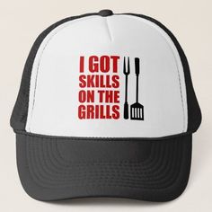 $18.15 | Skills On The Grills #skills on the grills, grilling, grill master, funny grilling, bbq, dad grills, husband grills, boyfriend grills, love to grill, meat eater, love bbq, cooking, food, foodie Grill Meat, Meat Eater, Grill Master, Cooking Food, Grilling