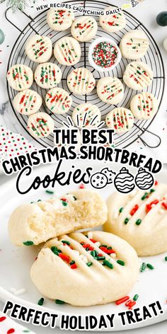 the best christmas shortbread cookies are perfect holiday treat for everyone to enjoy and share