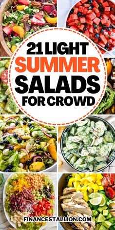 21 light summer salads for crowd that are delicious and easy to make with fresh ingredients