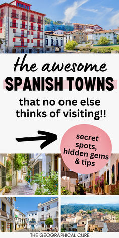 Pinterest pin for hidden gems in Spain