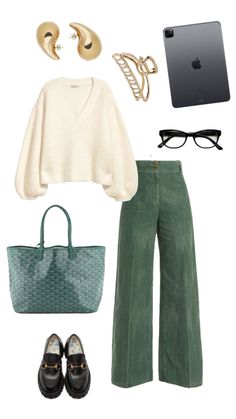 Green Jeans Outfit, Teaching Outfits, Wardrobe Planning, Future Outfit, Stylish Work Outfits, Casual Chic Outfit, Business Casual Outfits, Casual Style Outfits