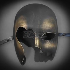 Black & Gold Masquerade Mask, Venetian Cosplay Costume Party Diy Mask (M0014) Black And Gold Masquerade Mask, Masquerade Mask Costume, Mask Half Face, Masquerade Mask Black, Phantom Mask, Masks Design, Couples Masquerade Masks, Gold Masquerade Mask, Mask Venetian