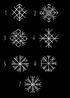 the snowflakes are all drawn in different directions and sizes, but not yet to be used