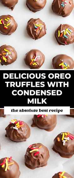 Image for Delicious Oreo Truffles with Condensed Milk Chocolate Craving, Party Desserts, Condensed Milk, Best Part Of Me, Sweet Treats