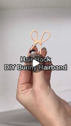 Nancy Amery on Instagram: "HAIR HACK

How cute are these bunny ears 🐰 

I’d love to see your bunny ear hairstyle so tag me in your posts for a reshare ♥️

#hairhack #cutehairstyles #girlshairstyles #toddlerhairstyles" Bunny Hair Styles, Crochet Bunny Hair Clip, Adjustable Bunny Ears Headband, Cute Adjustable Bunny Ears Hair Accessories, Bunny Hair Clip, Hair Hack, Bunny Ears, Bunny Ear