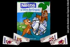 two packets of nestle's 12 - ounce bars