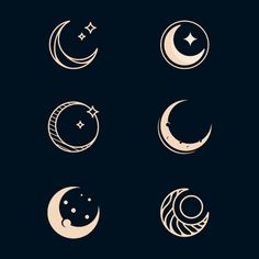 the phases of the moon and stars