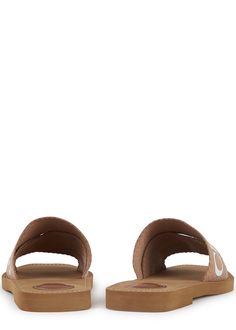 Long Description#Info & Care# Chloé canvas sliders Designer-stamped straps, rubber sole, square open toe Slip-on #Size & Fit# This style may not be suitable for wide feet Only available in full sizes go up to the nearest whole size if you take a half size Pink Tea, Go Up, Sliders, Open Toe, Rubber Sole, Chloe, Light Pink, Take A, Dust Bag