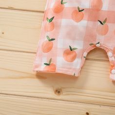 *Title: Baby Girl Peach Print Jumpsuit*Ketword tag: children's coats wholesale* Fabric: Polyester,Spandex * Season: Summer * Package Include: 1 Pieces * Thickness: Regular * Care Label: On the inside Playful Printed Pink Onesie, Playful Pink Printed Onesie, Playful Orange Cotton Onesie, Cute Orange Cotton Onesie, Childrens Coats, Peach Pants, Peach Print, Print Jumpsuit, Pink Jumpsuit