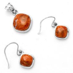 Natural Red Sponge Coral 925 Sterling Silver Pendant Earrings Jewelry Set T-1002 Sponge Coral, Jewelry Online Shopping, Natural Red, Pendant Earrings, 925 Sterling Silver Jewelry, Sterling Silver Pendant, Earrings Jewelry, Sterling Silver Pendants, Jewelry Set