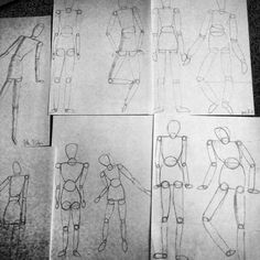 four drawings of different types of clothes and body shapes are shown in black and white