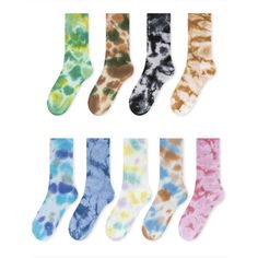 Made from high-quality cotton, they offer a comfortable and breathable fit all day long. Whether you're lounging at home or heading out, these socks are perfect for adding a touch of personality to your look. Upgrade your sock collection with this set today! 🧦✨ #TieDyeSocks #MidCalfSocks #CottonSocks #ColorfulStyle #FunFashion #StatementAccessories Friday Christmas, Sock Collection, Tie Dye Socks, Black Friday Christmas, Sock Game, Winter Outfit Inspiration, Color Mix, Fall Coat, Cotton Socks