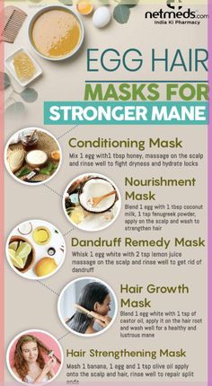 Egg Hair Mask For Dandruff, Diy Hair Mask For Breakage, Coconut Milk Hair Mask For Growth, Egg Hair, Lighten Hair Naturally, Hair Mask For Dandruff, Egg Hair Mask, Egg Hacks, Accelerate Hair Growth