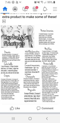 Herbalife Summer Shake Recipes, Nutritional Shakes, Herbal Life Recipes, Herbalife Meal Plan, Herbalife Shakes, Herbalife Products, Herbalife Shake Recipes, Protein Brownies, Herbalife Shake