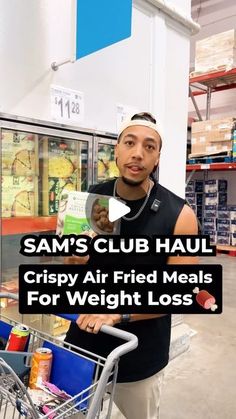 Trent Harrison | Online Fitness Coach on Instagram: "If you have an air fryer and you’re on a weight loss journey, these are must grabs from Sam’s Club👊🏾

These foods are all high in protein, simple to make, and taste incredible in the air fryer! 

Comment the word “PROTEIN” if you want me to send over my Sam’s Club protein grocery list for your next grocery haul‼️
 #airfry #airfryer #protein #highprotein #macrofriendly #fitness #fitnesstips #nutrition #mealprep #grocery #grocerystore #abs #loseweight #weightloss #samsclub" Protein Grocery List, Healthy Food Shop, 5 Day Diet, Boys Food, Costco Meals, Protein Lunch