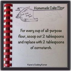 a recipe book with instructions on how to bake