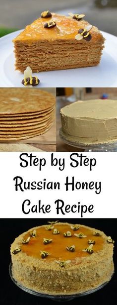 steps by step russian honey cake recipe