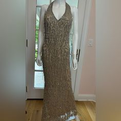 Custom Made, Heavily Beaded Dress. It’s Truly Stunning In Person. I’m A Size 6, 130 Lbs, 5’3” And Wore A 6 Inches Hill. 130 Lbs, Dresses Backless, Beaded Dress, 6 Inches, Custom Made, Size 6, Womens Dresses, Dresses, Women Shopping