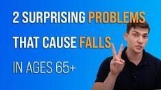 2 Surprising Problems that Cause Falls in Ages 65+ - YouTube Ht Physio, Best Health, Golden Years, Head & Shoulders, Good Health Tips, Household Tips, Household Hacks, Casseroles