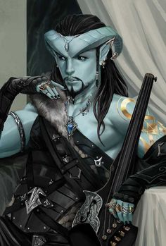 Tiefling Bard, Fantasy Races, Fantasy Male, Urban City