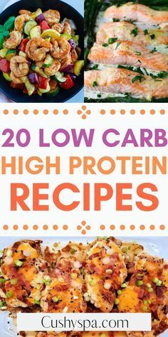 20 low carb high protein recipes that are delicious and easy to make with the help of