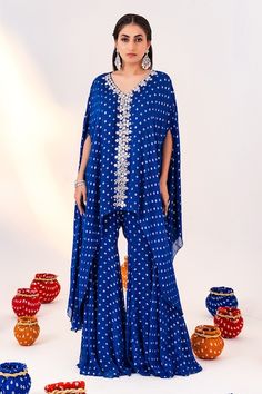 Kaftans | Buy Latest Designer Collection for Women Georgette Kaftan, Kaftan Sleeves, Kaftan Set, Kaftan Pattern, Royal Blue Jacket, Printed Embroidery, Happy Dresses, Floral Mirror