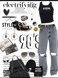 90s Fashion Shorts Outfits, Grunge Outfits 90s Female, Outfit Ideas 90s Style Grunge, 90s Teenage Outfits, 90s Fashion Outfits 1990s Style Grunge, 90z Outfits, Aesthetic Style Outfits 90s, Indie Band Aesthetic Outfits, American Retro Style