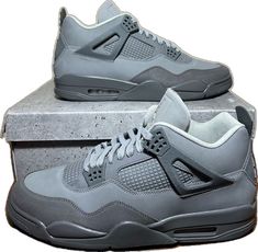 Casual Gray Air Jordan 4 For Streetwear, Gray Air Jordan 4 Casual Streetwear, Gray Air Jordan 4 For Streetwear, Gray Air Jordan 4 Streetwear, Gray Air Jordan 4 Streetwear Sneakers, Gray Low-top Air Jordan 4 For Streetwear, Casual Gray High-top Air Jordan 4, Sporty Gray High-top Air Jordan 4, Gray Low-top Air Jordan 4 For Sports