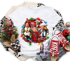 For the Christmas lover!!  These shirts are unisex! Movie Cast, Spring Valley, Christmas Lovers, Cast Member, It Movie Cast, Christmas Movie, Canvas Crafts, Holiday Deals, Christmas Movies