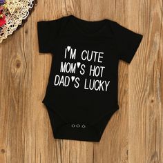 Hot Dads, Funny Baby Clothes, Funny Baby Onesies, Baby Outfits Newborn, Baby Outfits